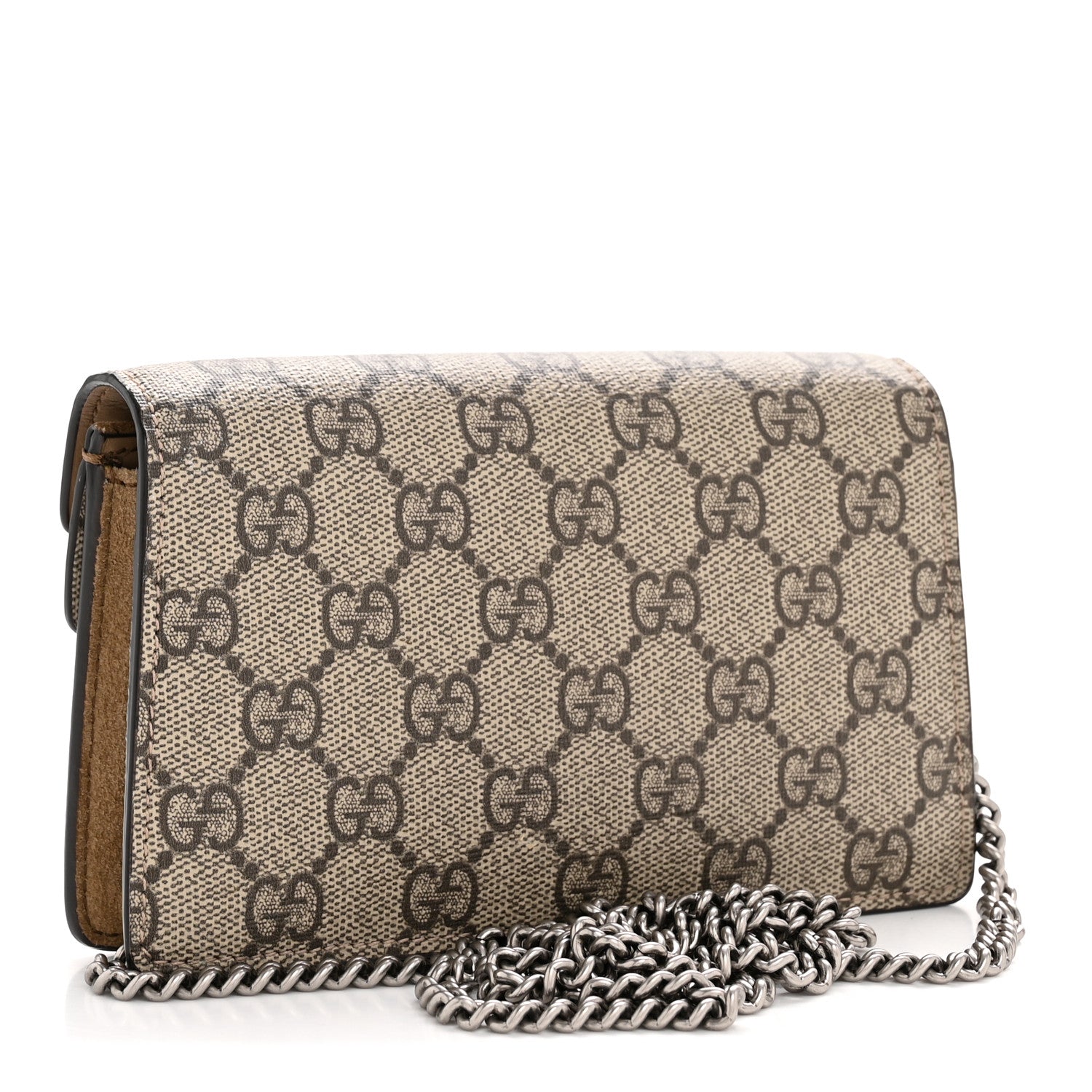 Gucci GG Supreme Monogram Super Mini Dionysus Shoulder Bag Taupe 3 of 12