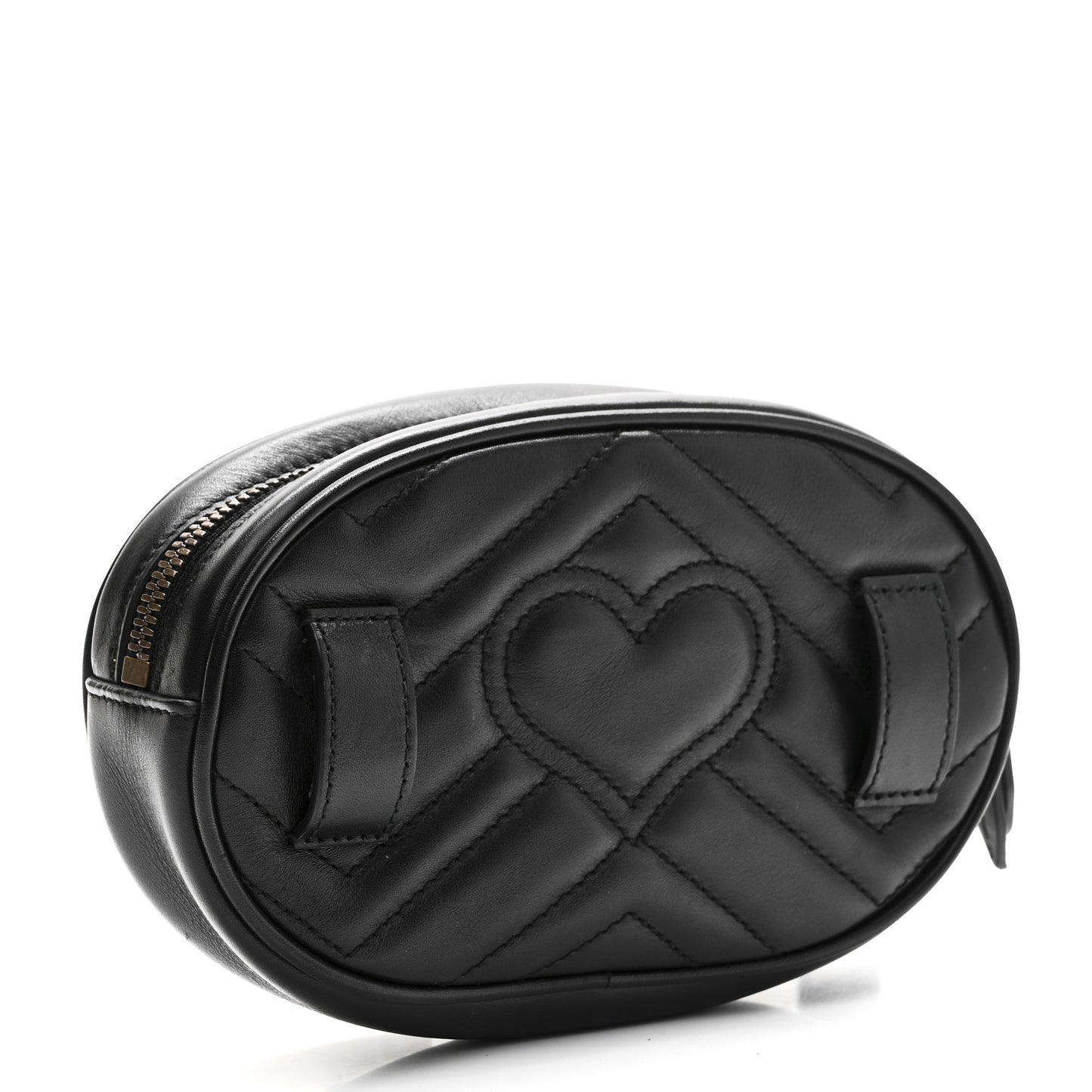 Calfskin Matelasse GG Marmont Belt Bag Black