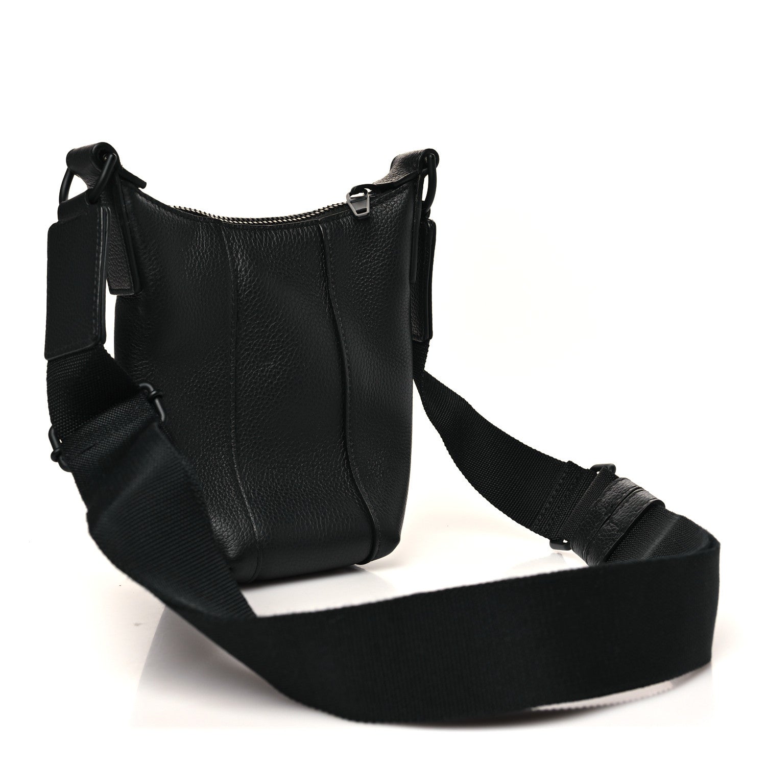 Balenciaga Calfskin Hourglass Phone Holder Bag Black 3 of 9
