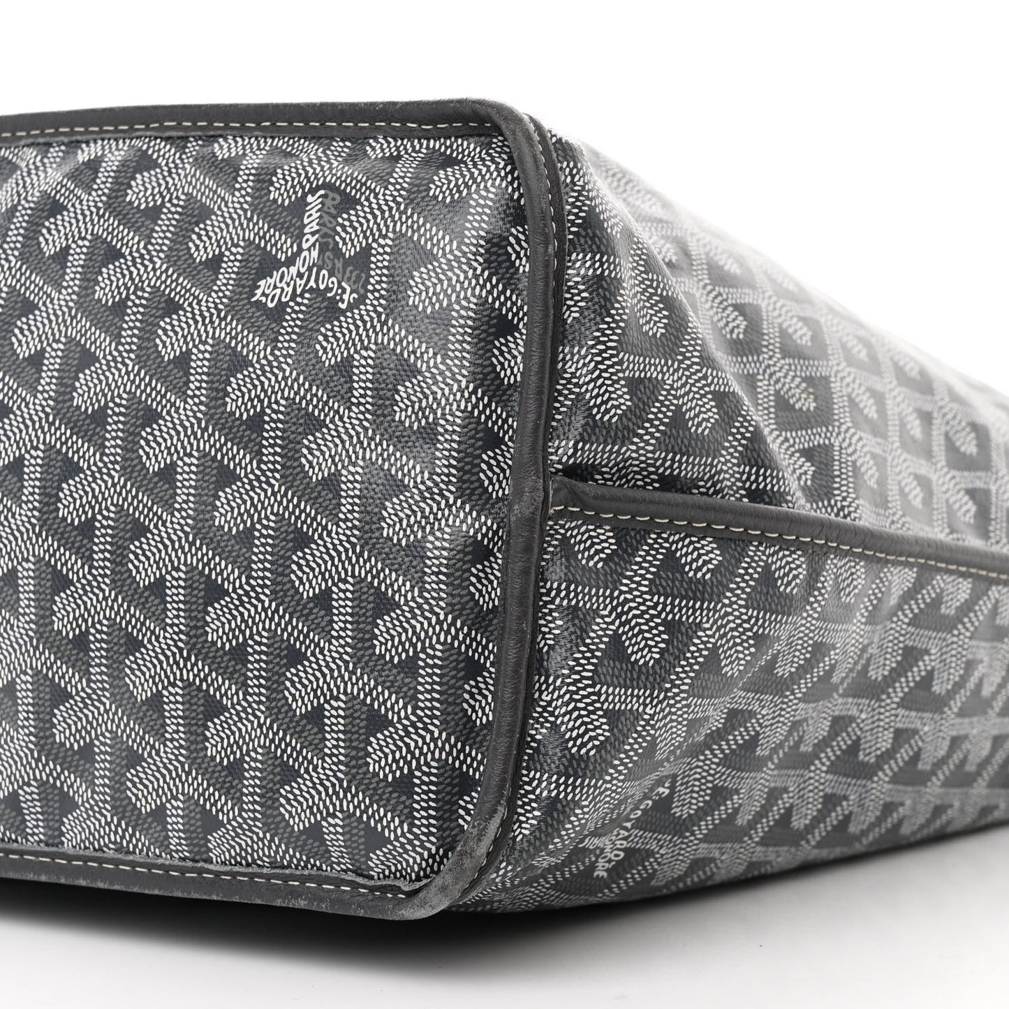 Goyardine Reversible Anjou PM Grey