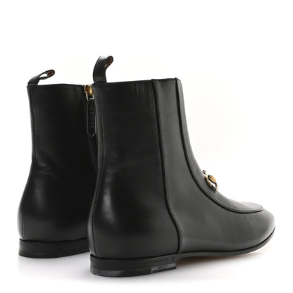Gucci Malaga Kid Womens Jordaan Ankle Boots 40 Black 5 of 8