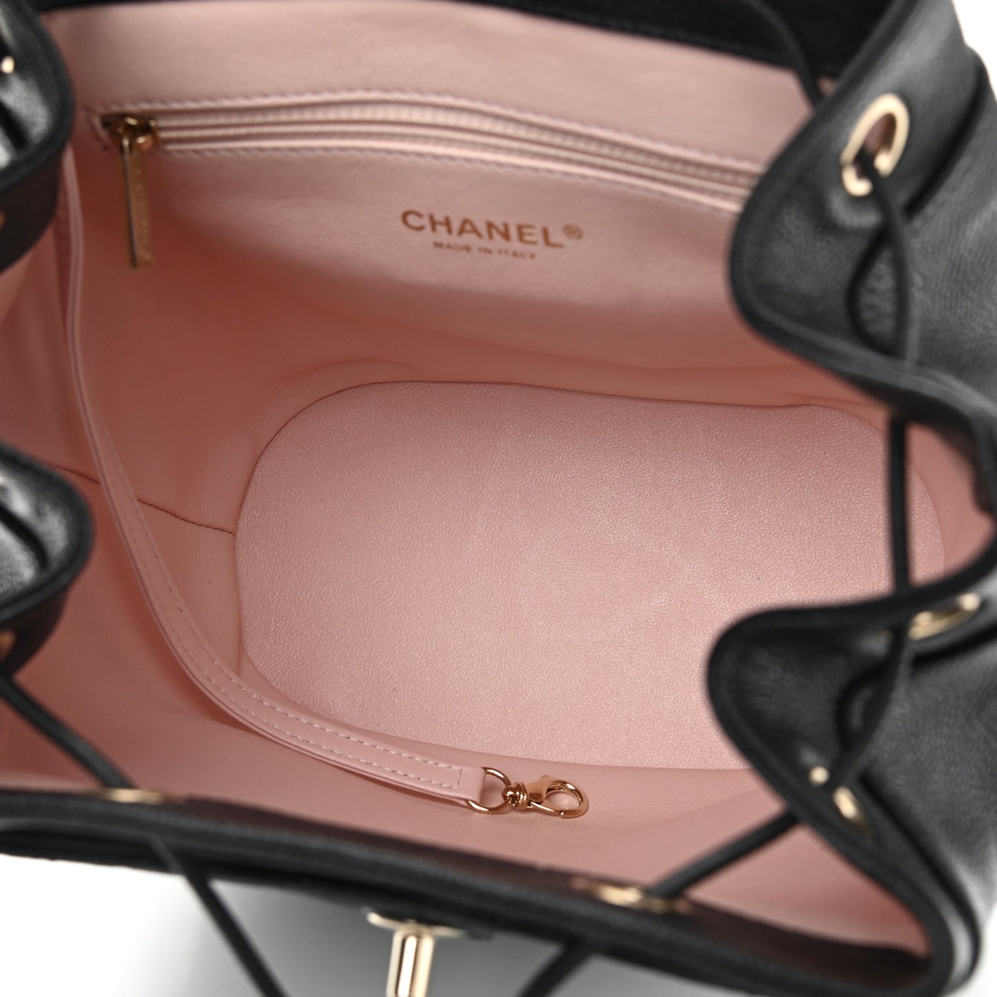 Caviar Quilted Backpack Black