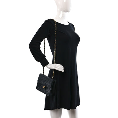 Chanel Lambskin Quilted Mini Square Flap Bag Black 2 of 12