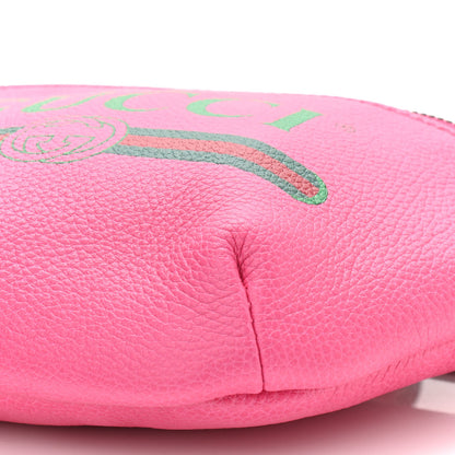 Gucci Grained Calfskin Small Logo Belt Bag Box Pink Green 10 of 10