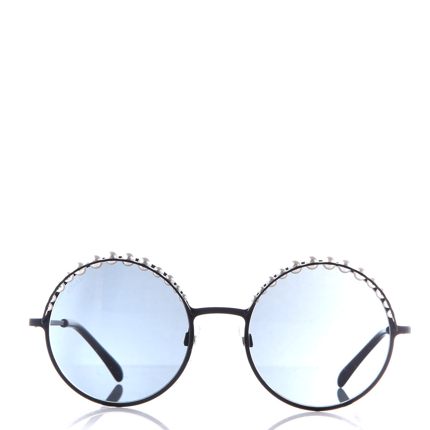 Pearl Round Sunglasses 4234-H Black
