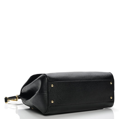 Dolce & Gabbana Dauphine Large Miss Sicily Satchel Black 4 of 8