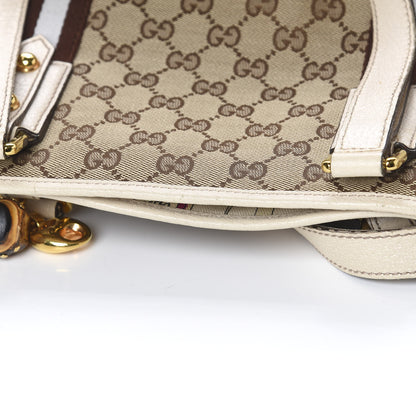 Gucci Monogram Medium Jolicoeur Tote Beige 14 of 20