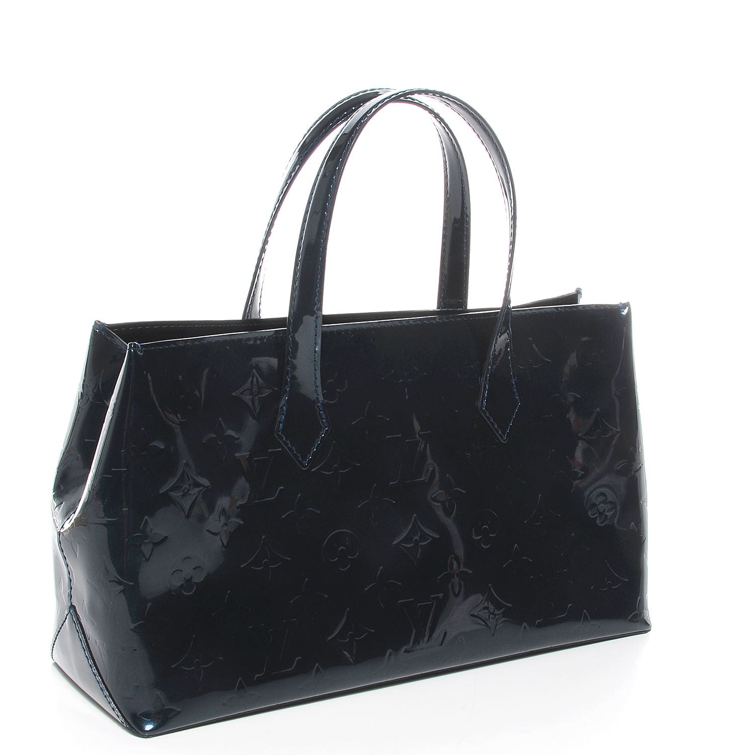 Louis Vuitton Vernis Wilshire PM Blue Nuit 3 of 9