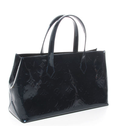 Louis Vuitton Vernis Wilshire PM Blue Nuit 3 of 9