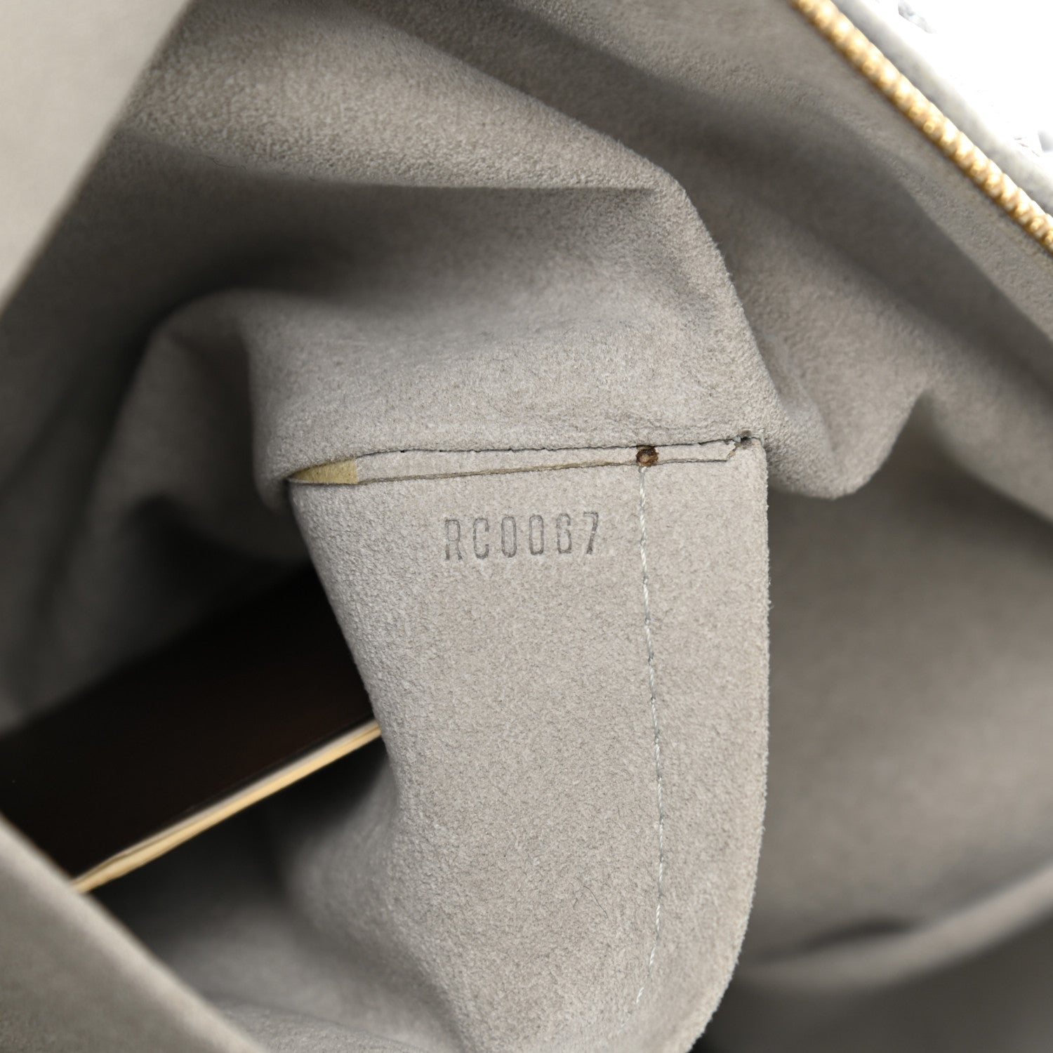 Louis Vuitton Lambskin Olympe Nimbus GM Gris Perle 7 of 17