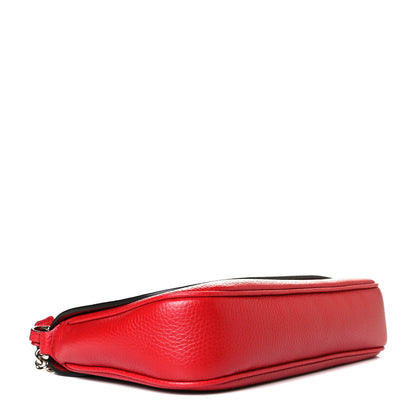 Gucci Pebbled Calfskin Medium Soho Flap Crossbody Vibrant Red 4 of 12