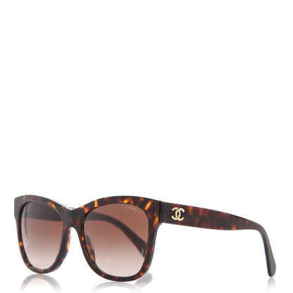 Chanel Acetate CC Sunglasses 714 Dark Tortoise 1 of 7