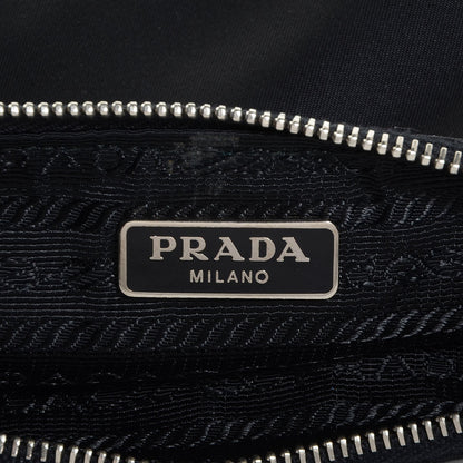Prada Tessuto Nylon Saffiano Skull Cosmetic Pouch Nero Black 7 of 10