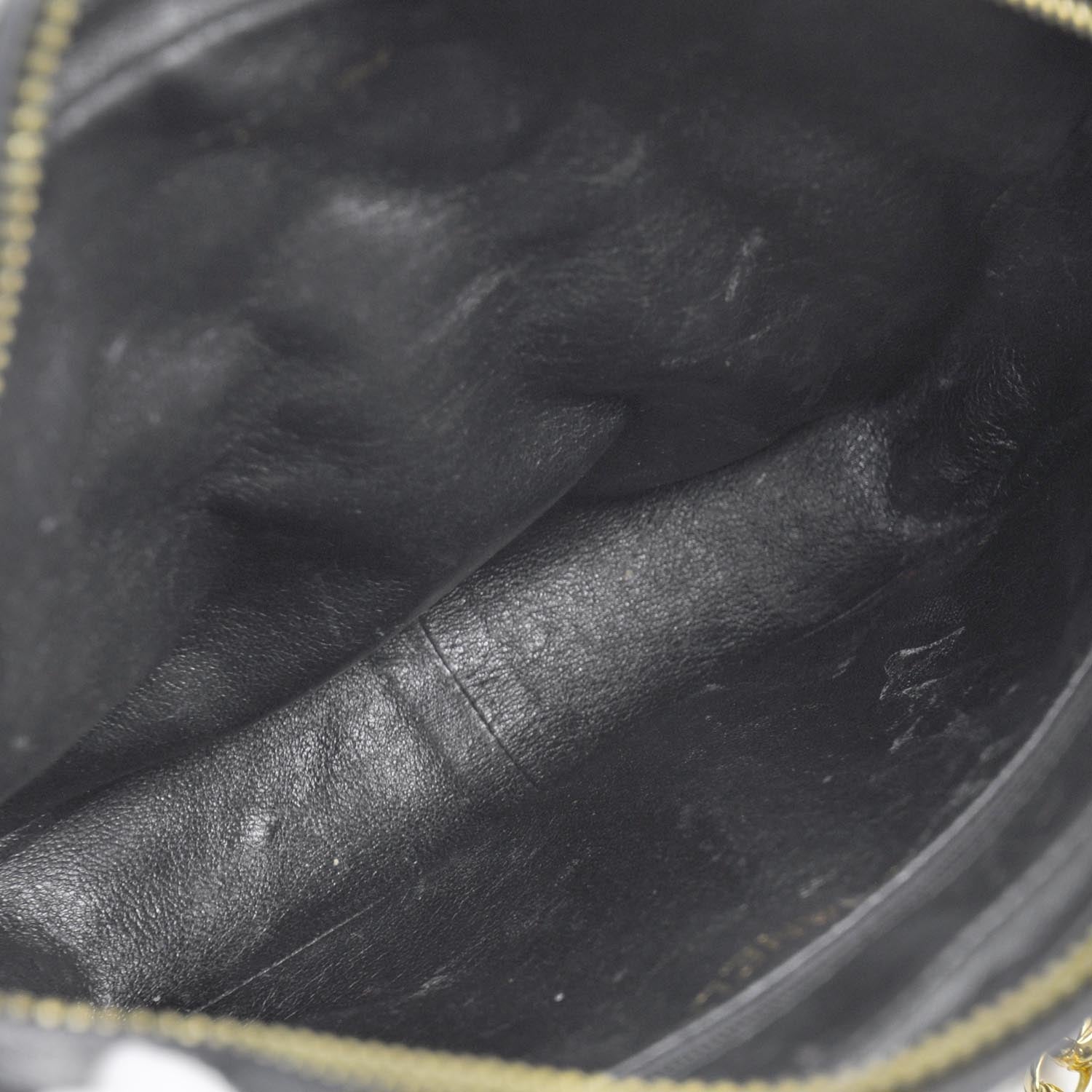 Chanel Lambskin Quilted Tassel Camera Case Navy 6 of 10