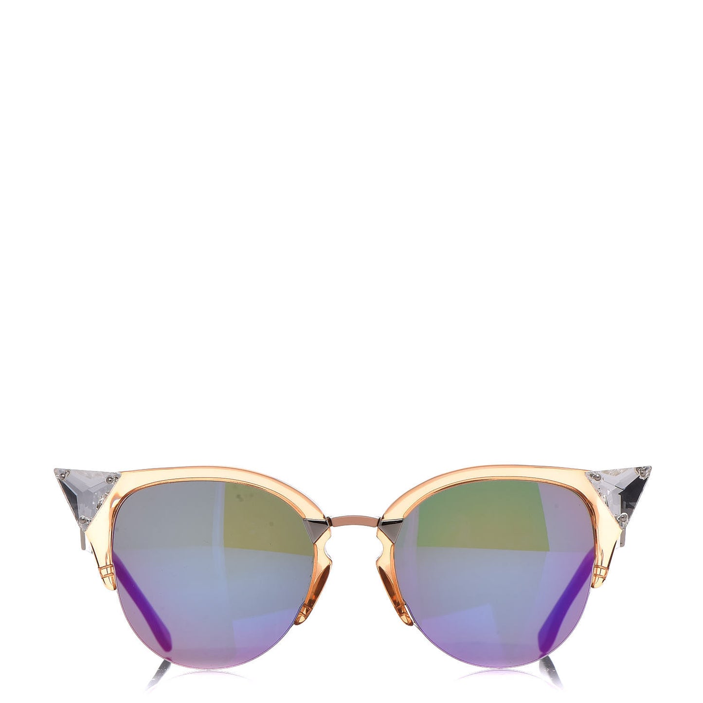 Iridia Cat Eye Sunglasses FF 0041/S Translucent Peach