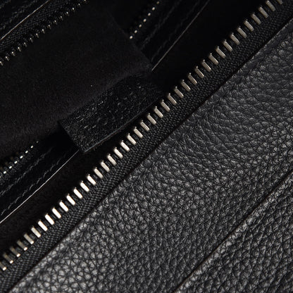 Celine Drummed Calfskin Mini Luggage Black 7 of 7