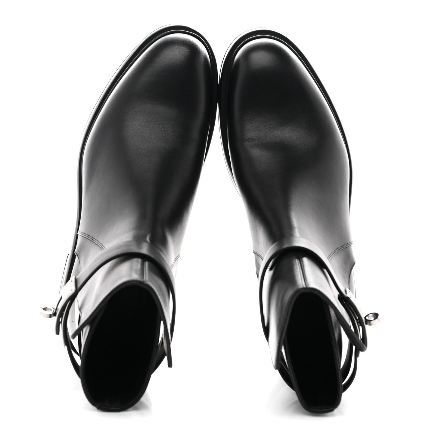 Calfskin Veo Ankle Boots 39.5 Black