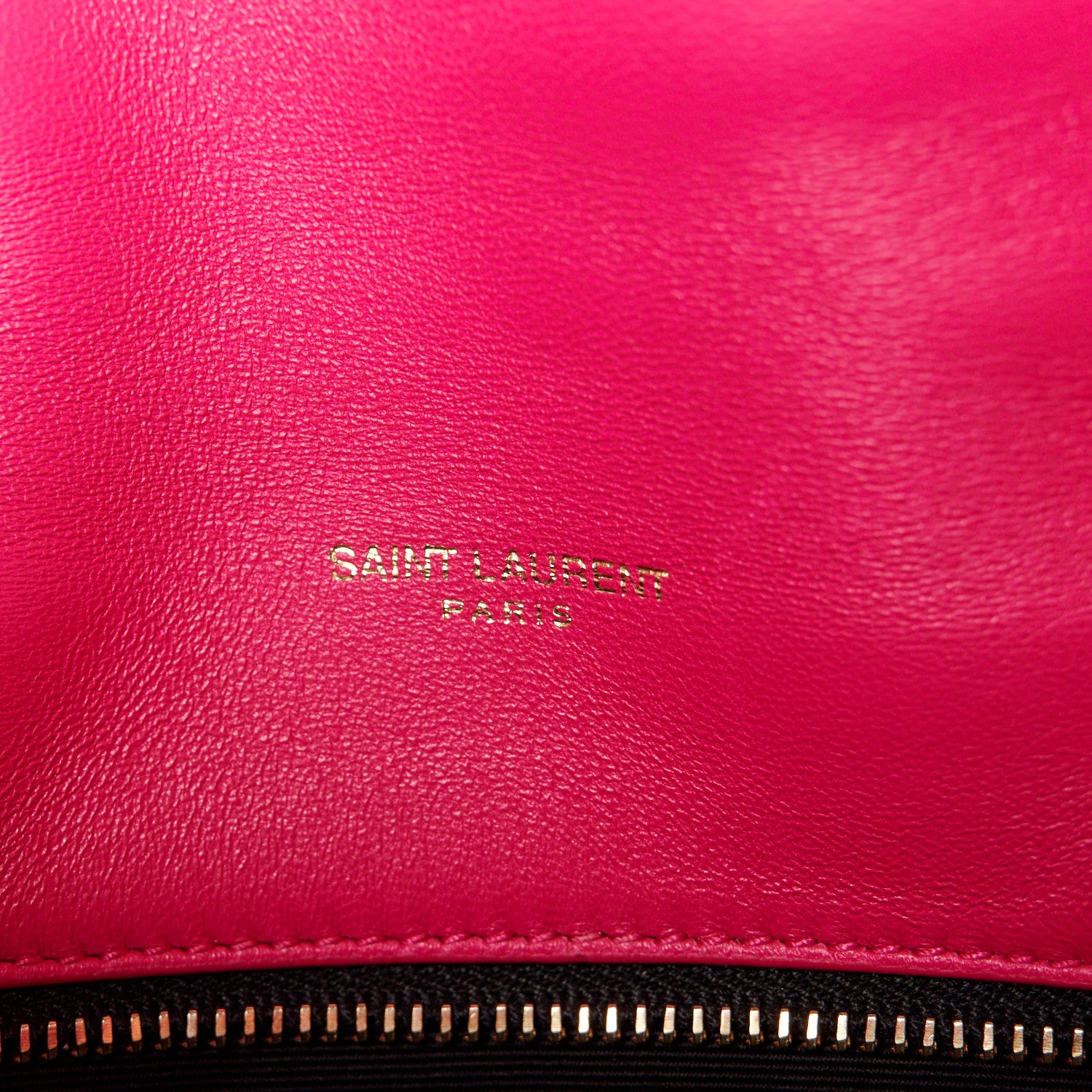Saint Laurent Lambskin Quilted Toy Loulou Puffer Monogram Chain Satchel Bubblegum 7 of 12
