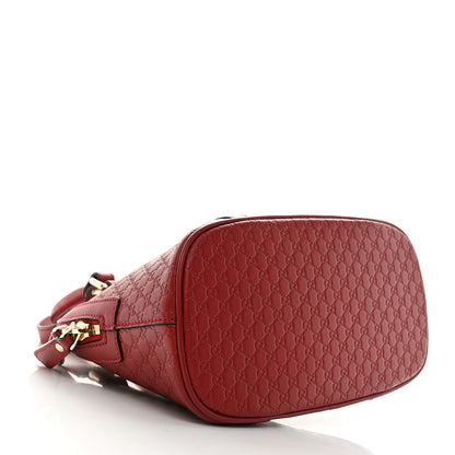 Gucci Soft Microguccissima Mini Dome Bag Rosso 4 of 12