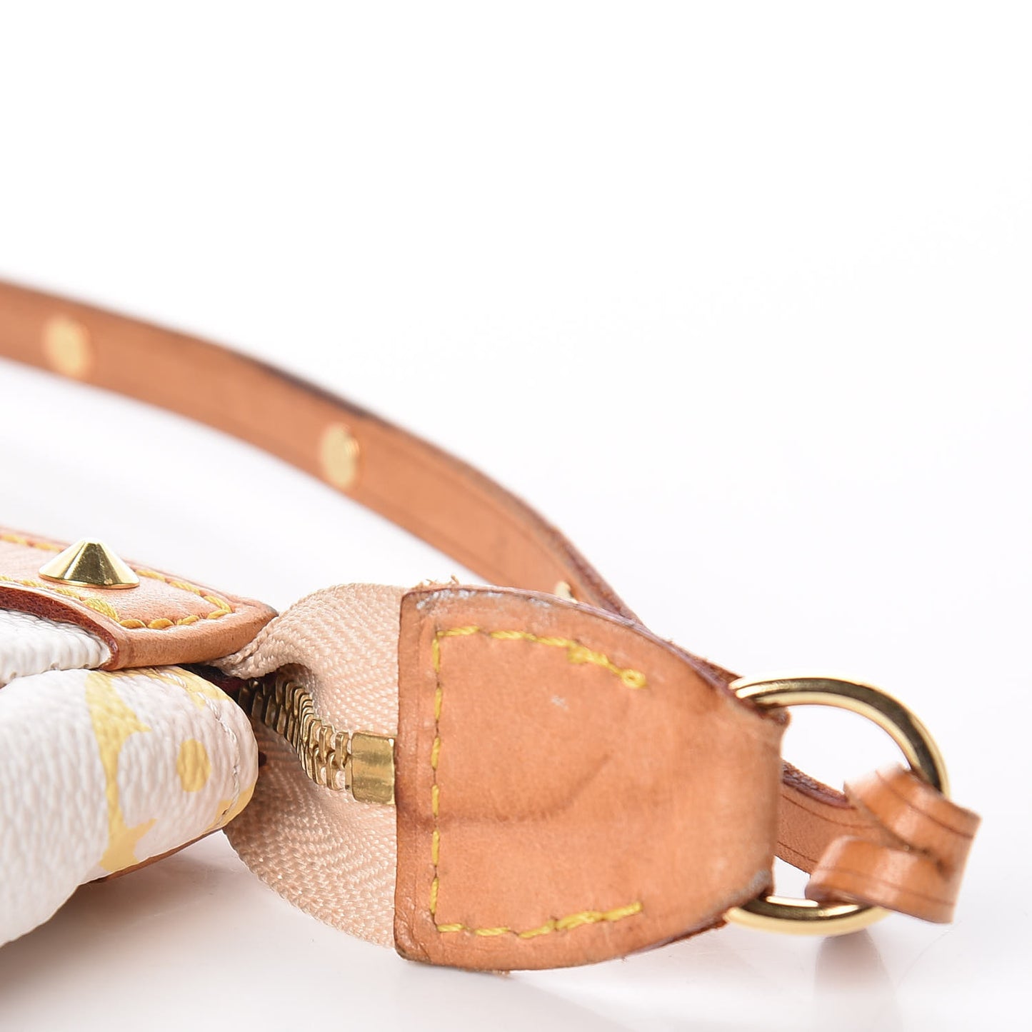 Monogram Multicolor Pochette Accessories White