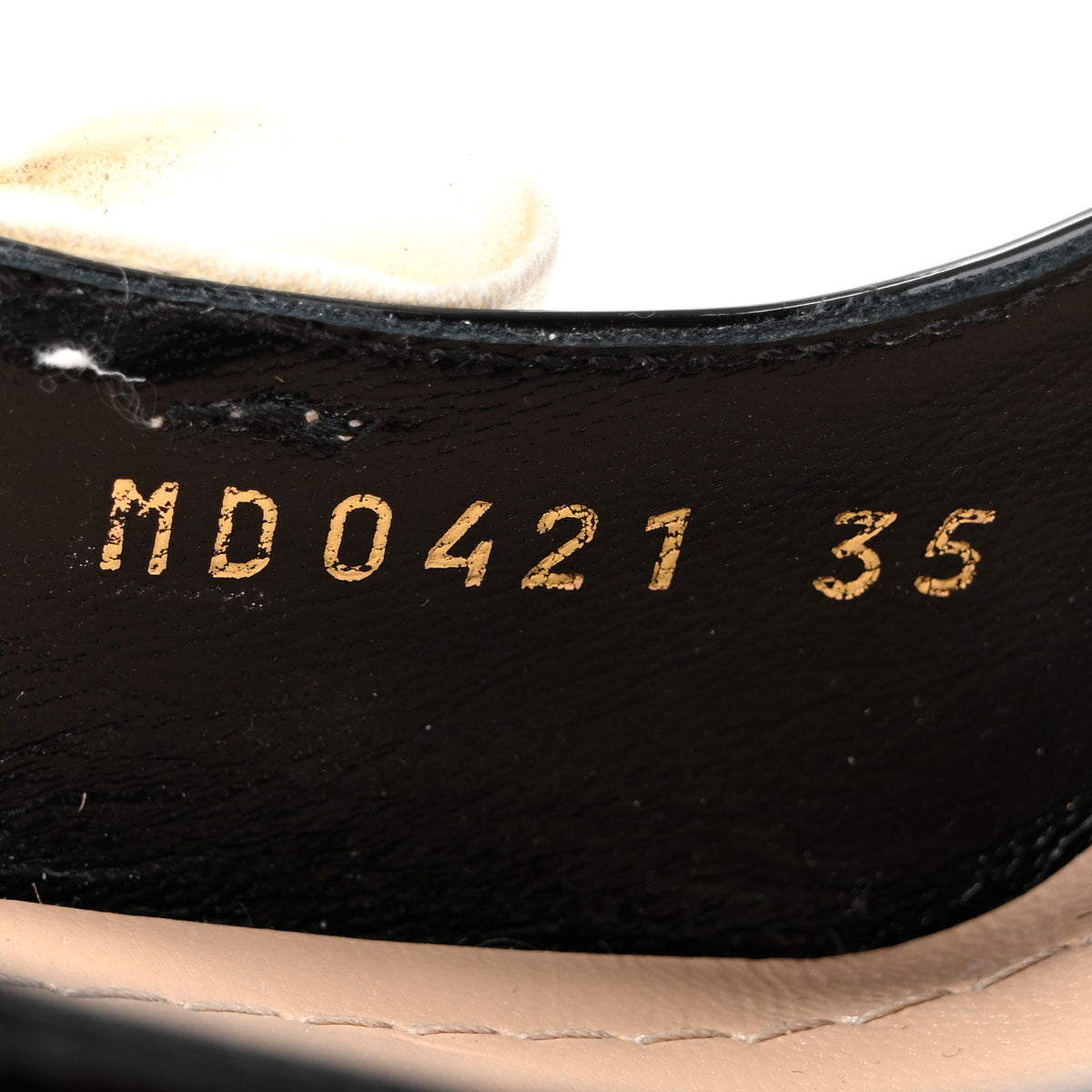 Patent Ribbon J'Adior Slingback 100mm Pumps 35 Black