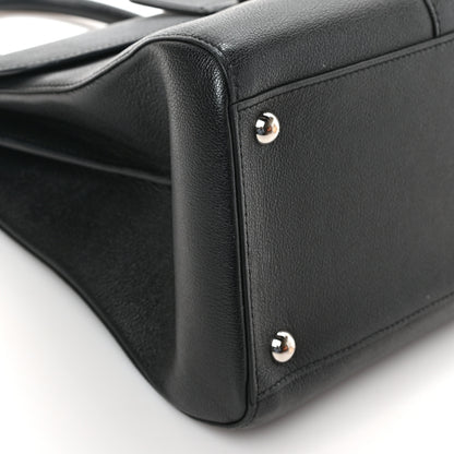 Delvaux Grained Calfskin MM Brillant Satchel Black 8 of 11