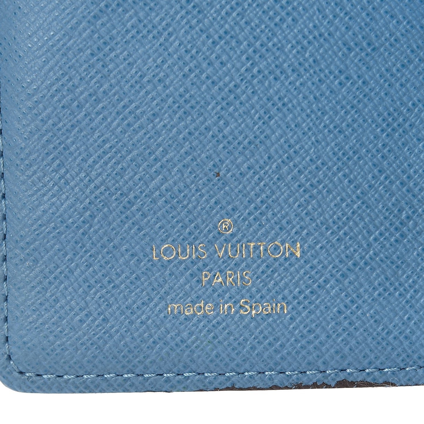 Monogram Koala Small Ring Agenda Cover Blue