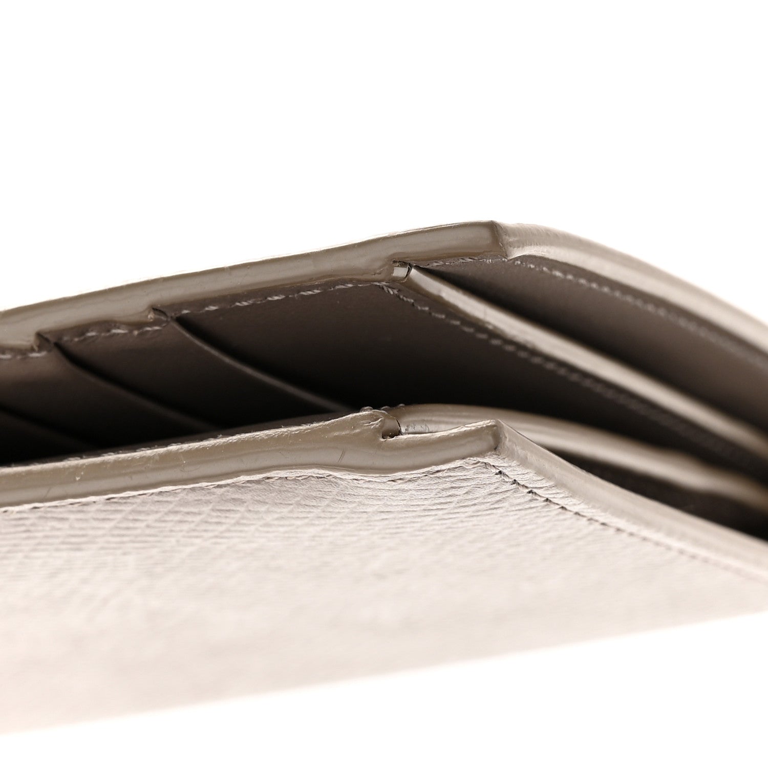 Celine Grained Calfskin Medium Multifunction Strap Wallet Pebble 9 of 9