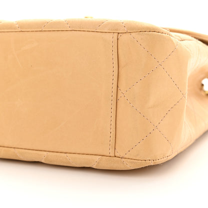Chanel Lambskin Quilted Flap Shoulder Bag Beige 11 of 18