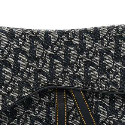 Christian Dior Monogram Saddle Bag Blue 7 of 9