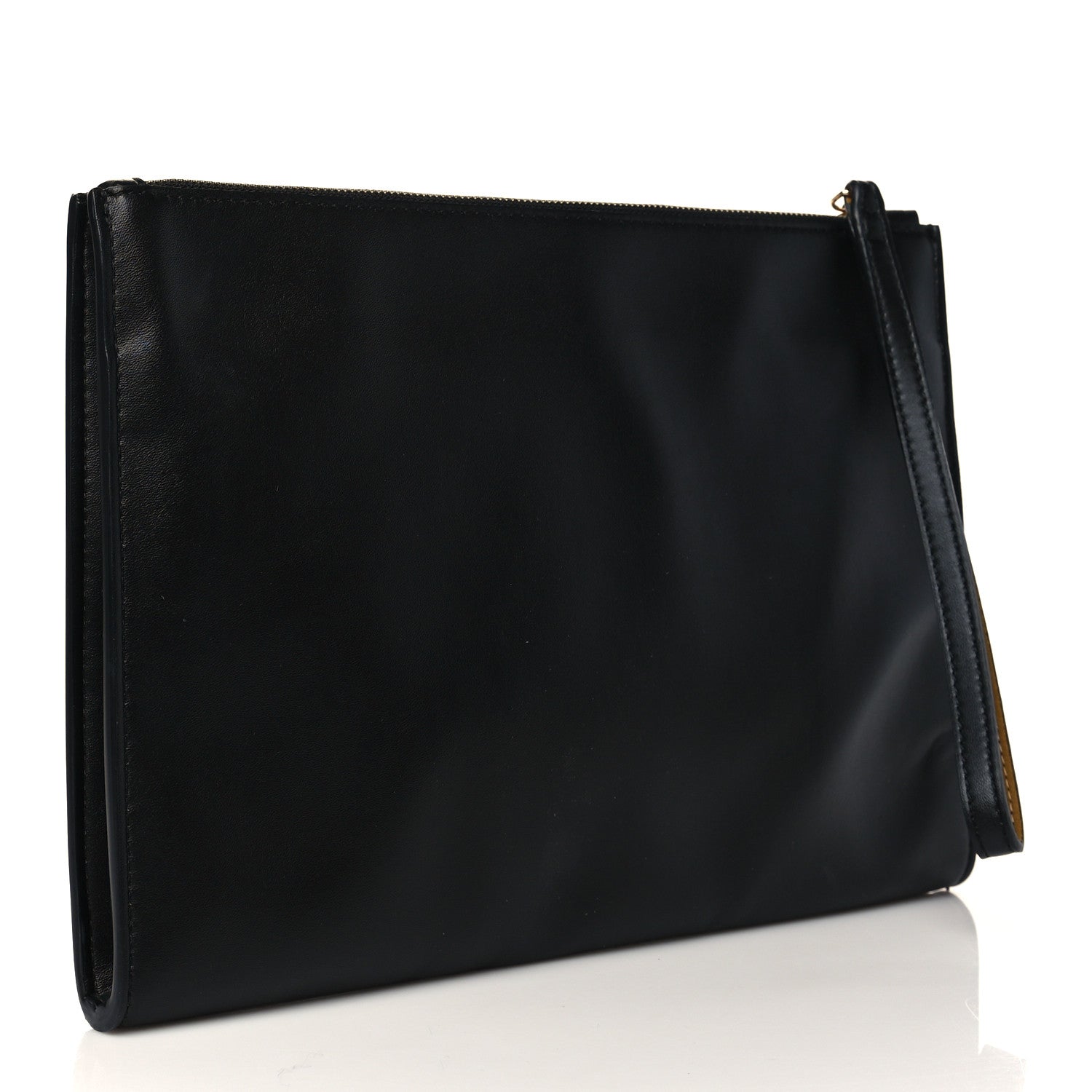 Stella McCartney Alter Nappa Perforated Logo Pouch Black 3 of 6
