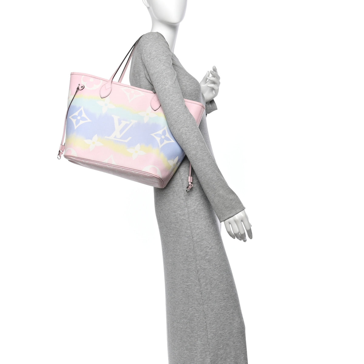 Louis Vuitton Monogram Escale Neverfull MM Pastel 2 of 11
