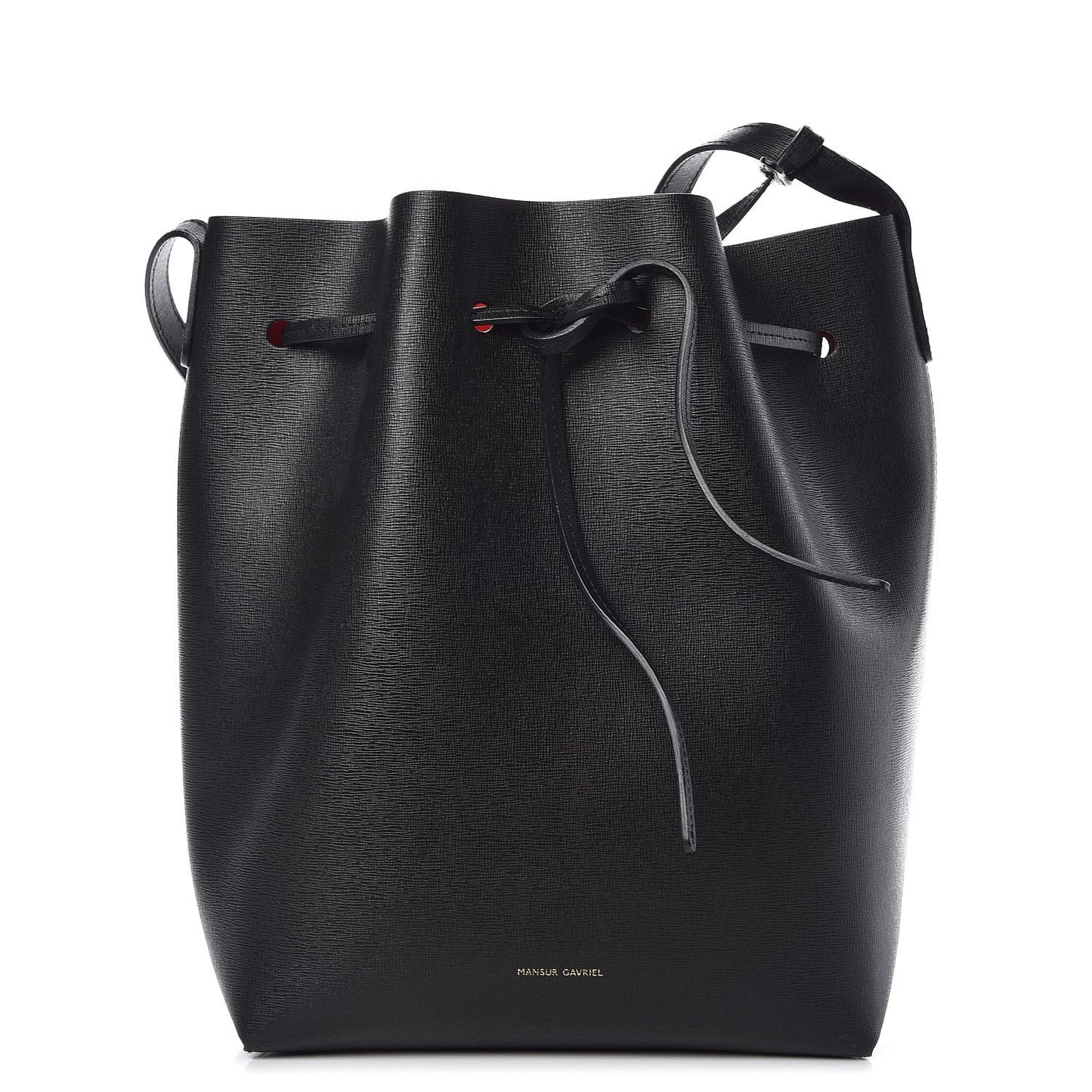 Saffiano Bucket Bag Black Flamma