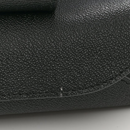 Burberry Soft Grain Calfskin Small Buckle Zip Bag Black 11 of 12