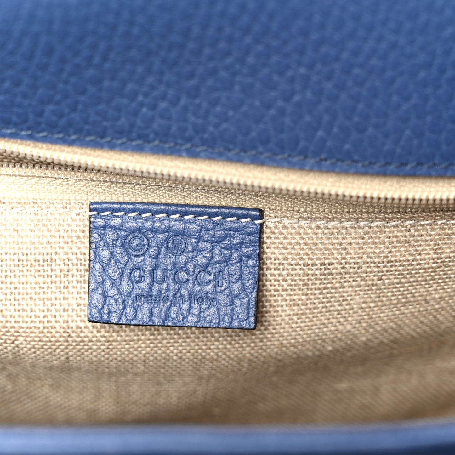 Dollar Calfskin Small Interlocking G Shoulder Bag Caspian
