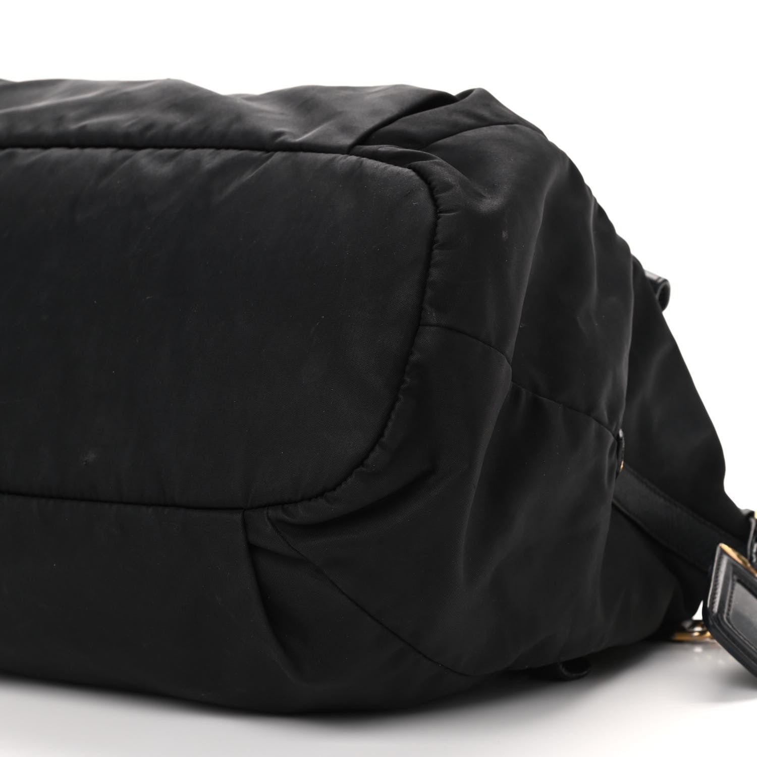 Prada Tessuto Nylon Soft Calfskin Tote Black 23 of 23