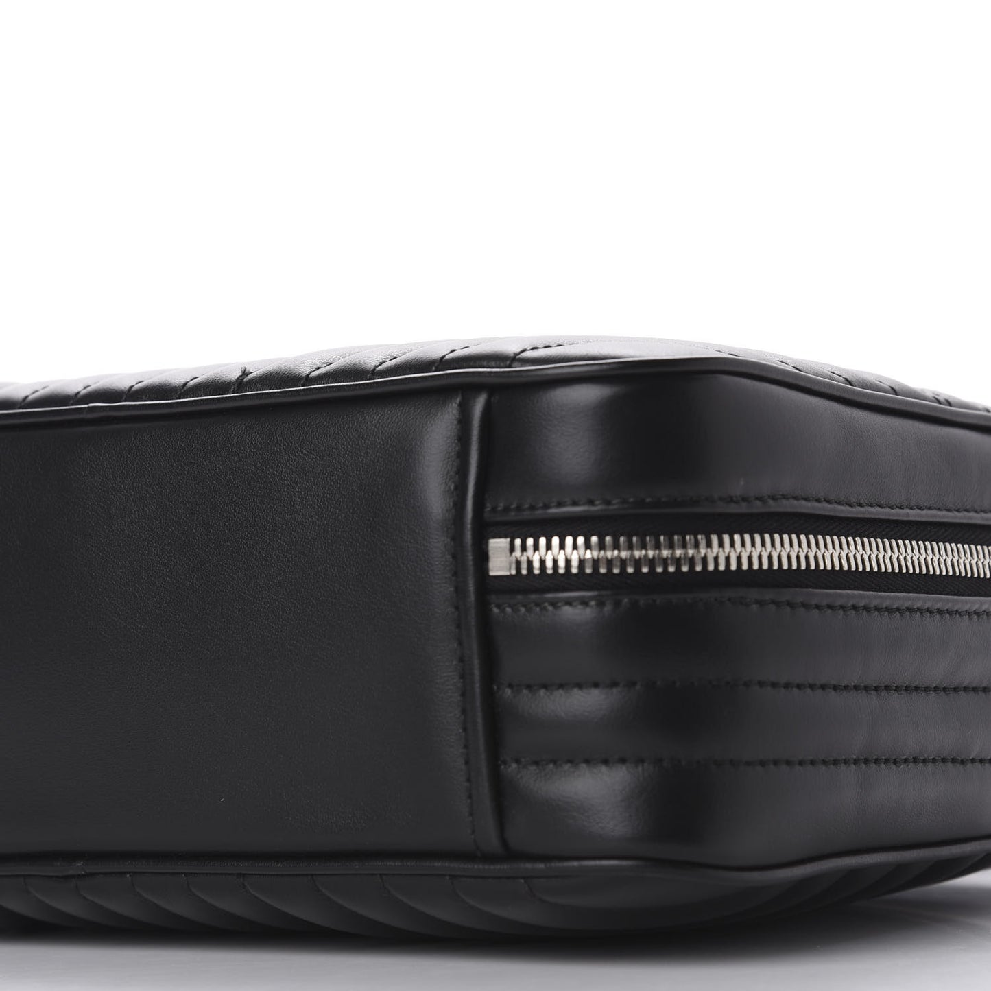 Soft Calfskin Medium Diagramme Crossbody Bag Black
