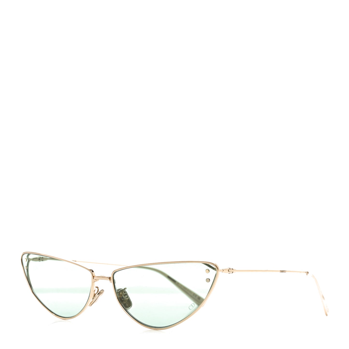 Metal MissDior B1U Butterfly Sunglasses Gold