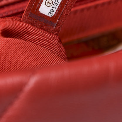 Chanel Goatskin Quilted Maxi 19 Flap Red 7 of 11