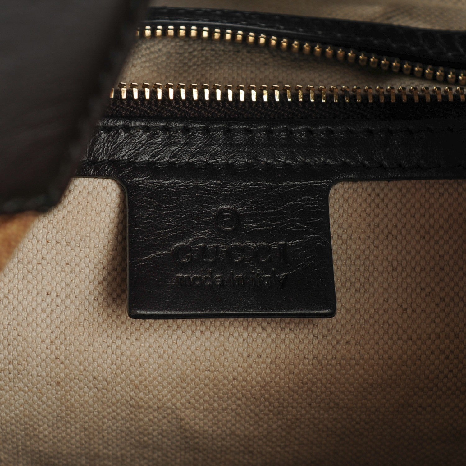 Gucci Monogram Margaux Calfskin Medium Emily Hobo Beige Ebony Cocoa 7 of 8