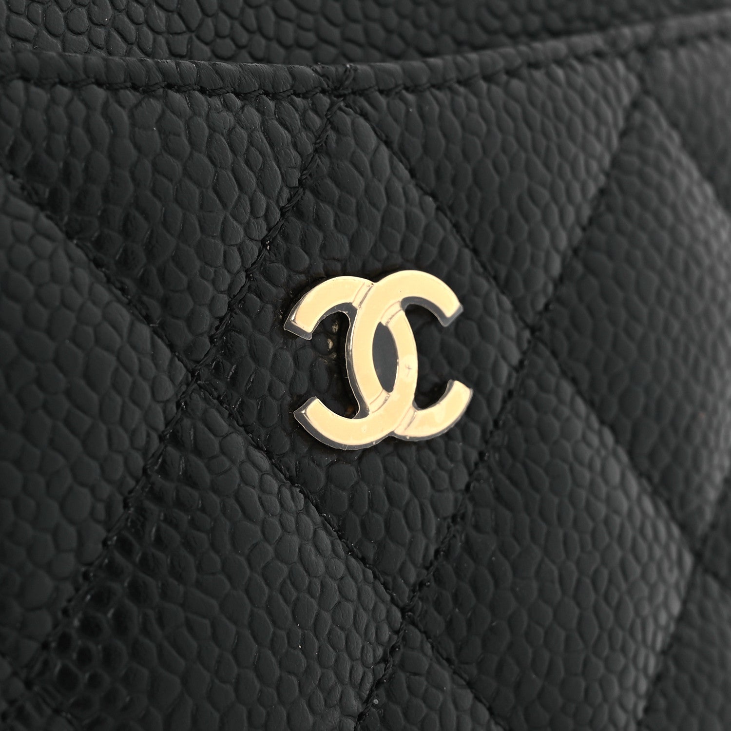 Chanel Caviar Quilted Card Holder Black 9 of 10