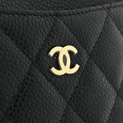 Chanel Caviar Quilted Card Holder Black 9 of 10