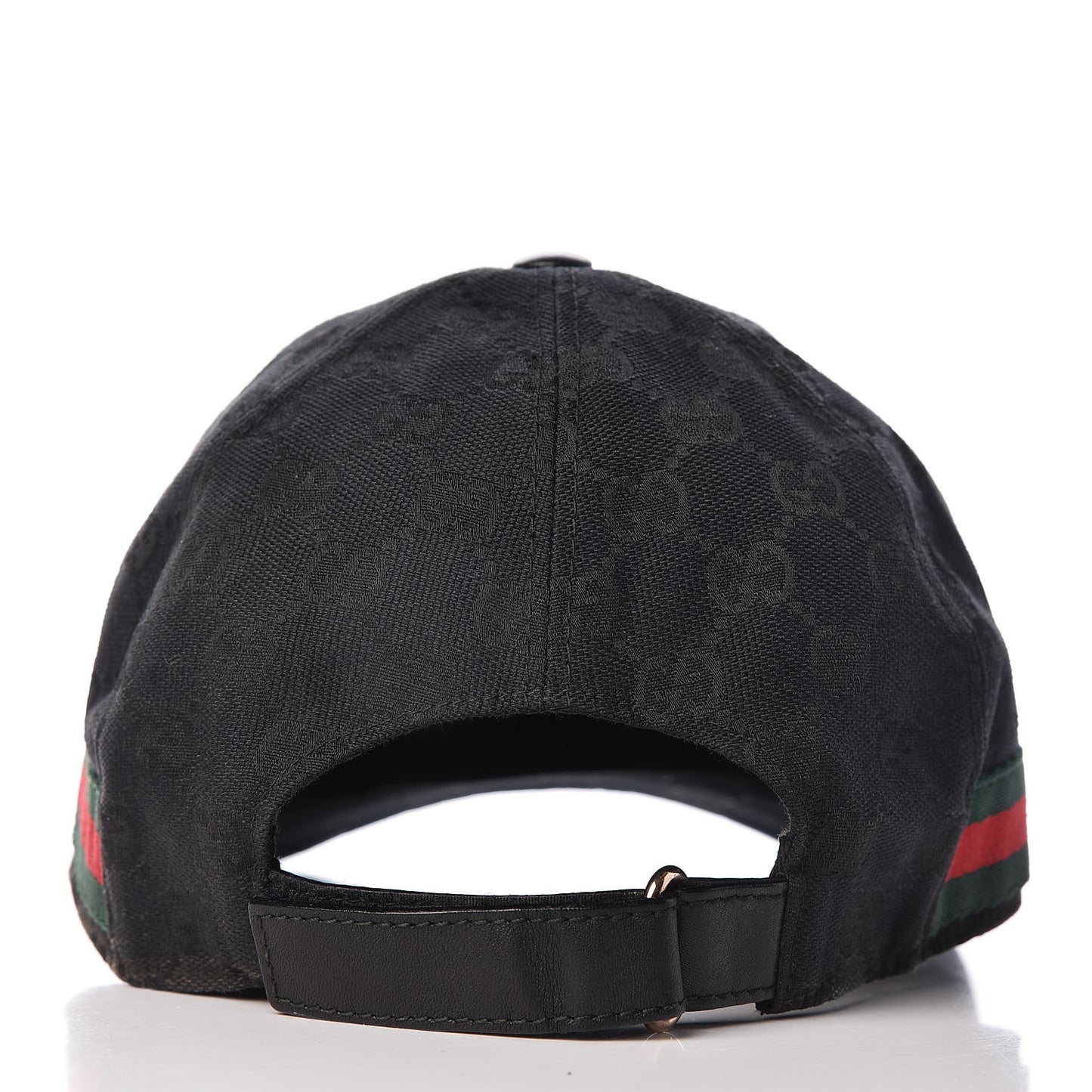 Monogram Web Baseball Hat L Black