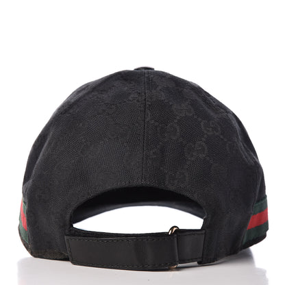 Gucci Monogram Web Baseball Hat L Black 4 of 6