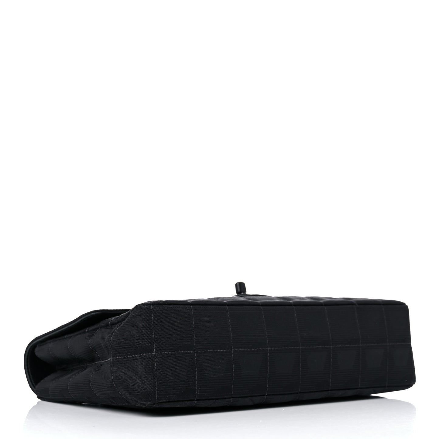 Nylon Medium Travel Flap Black