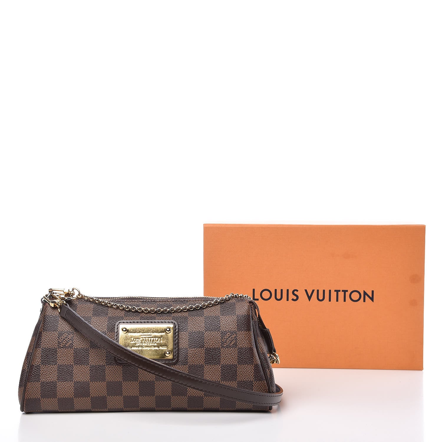 Louis Vuitton Damier Ebene Eva Clutch 13 of 13