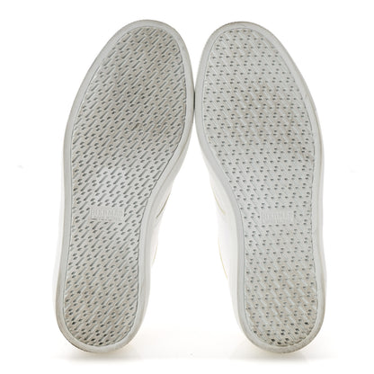 Hermes Canvas Embroidered Innocent Sneakers 37.5 White 6 of 9