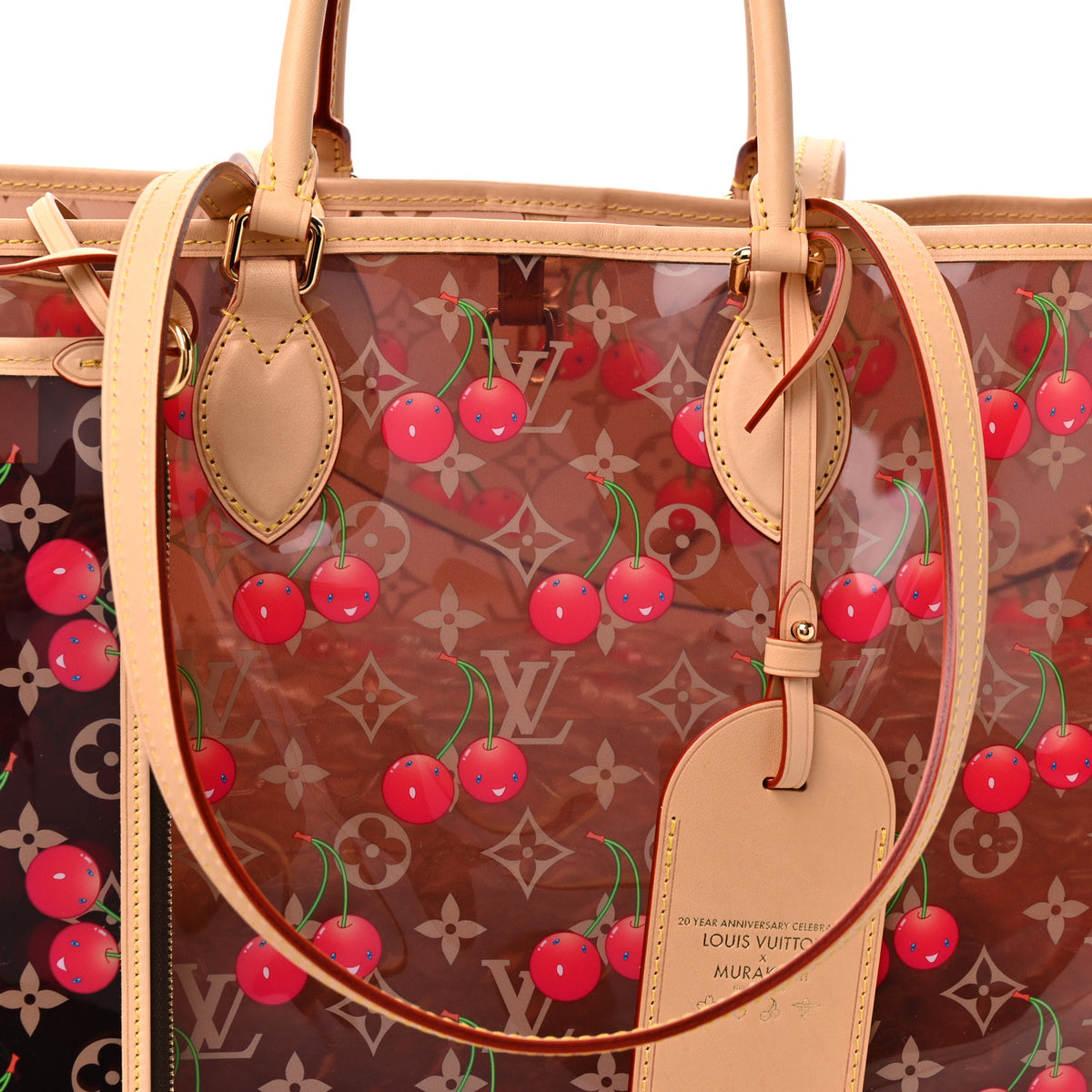 LV X TM Crystal Monogram Cerises Onthego GM