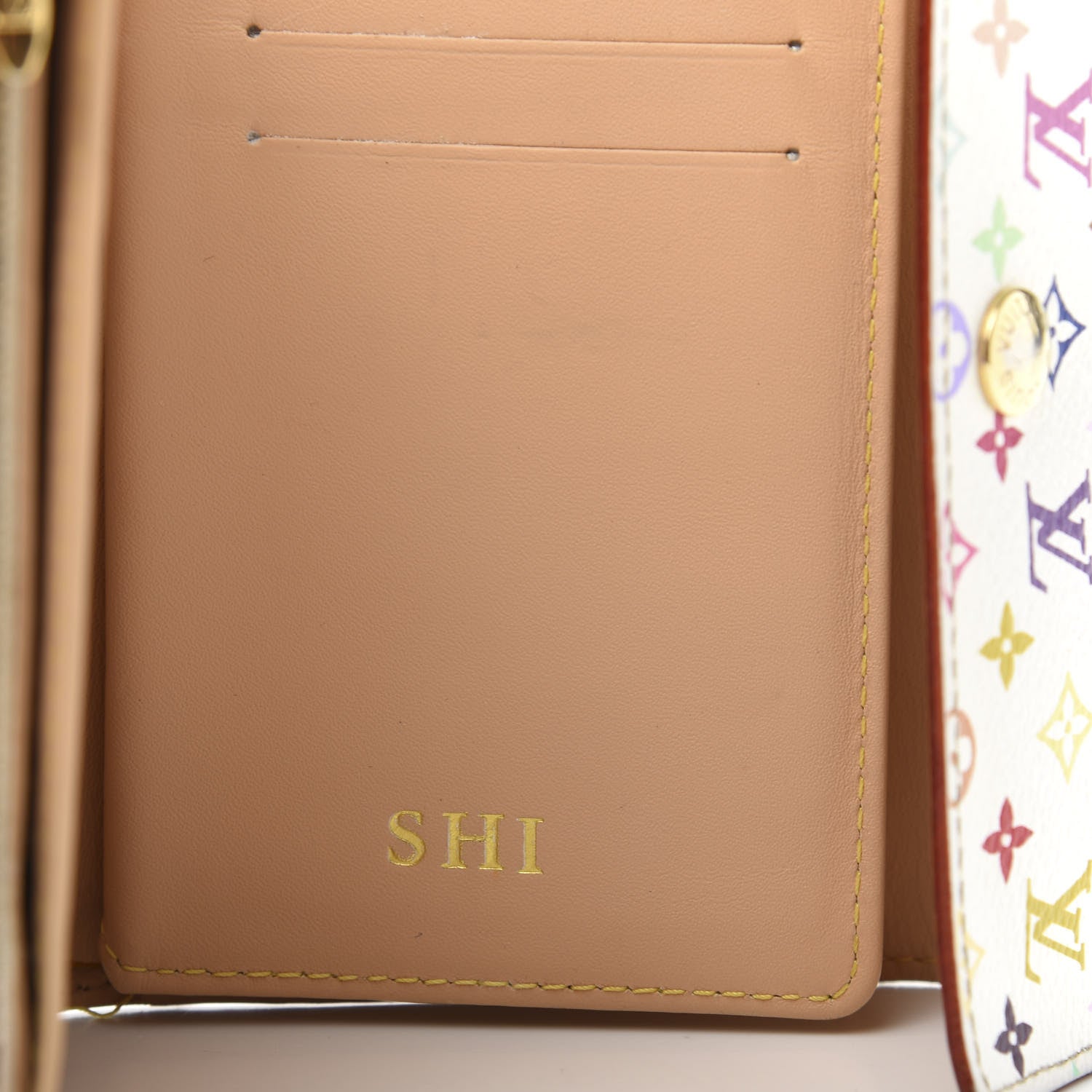 Louis Vuitton Monogram Multicolor Alexandra Wallet White 6 of 13
