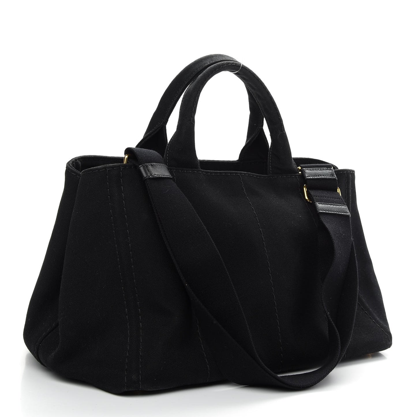 Canapa Small Logo Tote Black